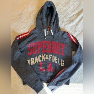 Chunky hoodie; Super Dry; Size: 6; Gently worn; Sequin accents